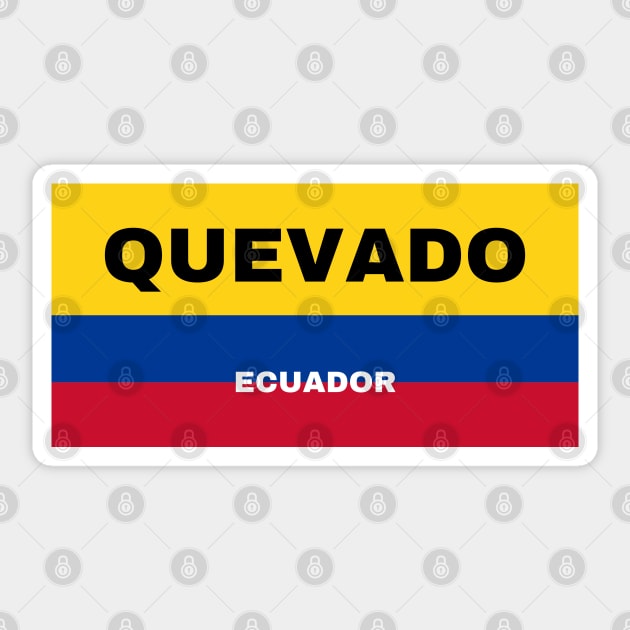 Quevado City in Ecuadorian Flag Colors Sticker by aybe7elf